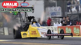 2018 NHRA Gatornationals  Top Fuel Eliminations  Gainesville FL [upl. by Maude71]