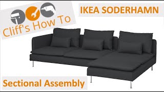 IKEA Couch Assembly [upl. by Ynattirb549]