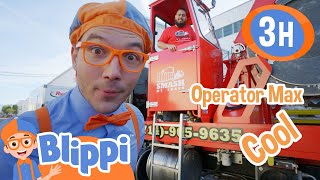 Smash My Trash  Excavators amp Monster Trucks  Blippi and Meekah Best Friend Adventures [upl. by Subocaj]