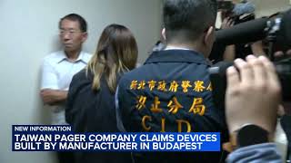 Taiwan pager company claims devices built by manufacturer in Budapest [upl. by Raines]