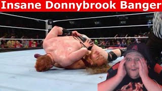 Insane Donnybrook Banger Reaction  Sheamus vs Pete Dunne 10724 Raw [upl. by Nosiaj550]