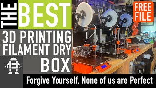 The Best 3D Printing Filament Dryer  Making Mistakes Forgiveness and Anxiety [upl. by Nasaj945]