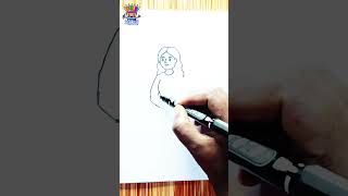 Easy Rabbit Drawing Tutorial for Beginners short shorts [upl. by Reiko]