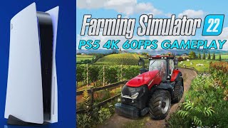 Farming Simulator 22  Ps5 4K 60FPS Gameplay [upl. by Doi436]