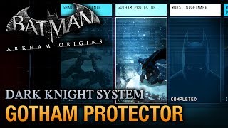 Batman Arkham Origins  Gotham Protector Guide Dark Knight System [upl. by Nivlam]