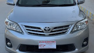 Toyota Altis SR 2013 Karachi register [upl. by Nonnaer]