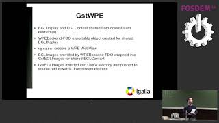 Inject the Web into your GStreamer pipeline with WPE FOSDEM 2019 [upl. by Dickie312]