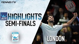 Highlights Dimitrov Sets Rematch With Goffin In Final Nitto ATP Finals 2017 SF [upl. by Alyose]