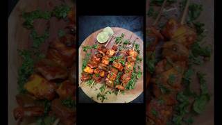 Panner Tikka RecipeEasy To Make At HomeDelicious 😋food trending shortsvideo youtubeshorts [upl. by Holbrooke]