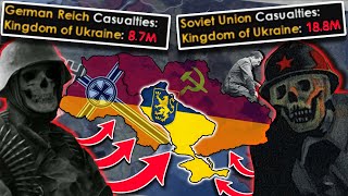 Can Ukraine Survive WW2 Ukrainian Endsieg in Hearts of Iron 4 [upl. by Noedig]