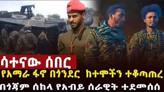 🔴 ሳተናው ሰበር ፋኖ ከተሞችን ተቆጣጠረ፣አገዛዙ በወለጋ የዘር ጭፍጨፋ፣ስውር ሴራ በአማራ ክልል [upl. by Nnylkcaj]