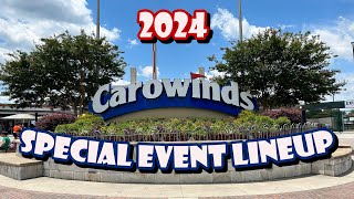 Carowinds Announces 2024 Event Lineup [upl. by Bary]