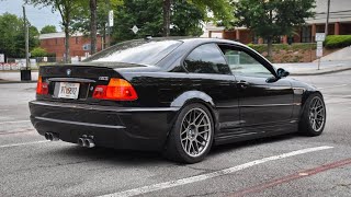 BMW E46 M3 with Active Autowerke section 1 amp Supersprint RACE section 23  Pure S54 exhaust sounds [upl. by Aciretal866]