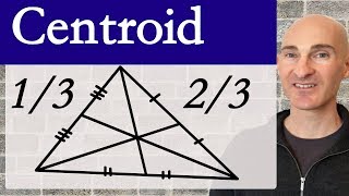 Proof centroid divide the median in the ratio 21 from the vertex [upl. by Yhtommit234]