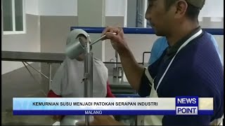 KEMURNIAN SUSU MENJADI PATOKAN SERAPAN INDUSTRI  NEWS POINT [upl. by Oremoh]