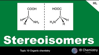 Stereoisomers HL [upl. by Durston]