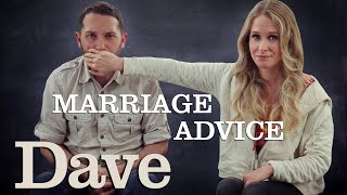 MARRIAGE ADVICE with Jon Richardson and Lucy Beaumont  Meet the Richardsons  Dave [upl. by Olvan]