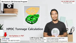 HPDC Tonnage Calculation Doubt ClearMold Course [upl. by Nosila748]