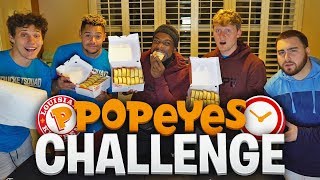 2HYPE POPEYES BISCUITS WITHOUT WATER UNDER 5 MINS CHALLENGE With LosZachJesser [upl. by Onairda780]