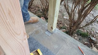 Support joists and posts [upl. by Kall]