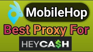 Heycash survey using Mobilehop proxy [upl. by Isewk]