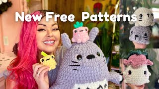 Trying out 5 free IG crochet patterns 👀 are they market prep friendly [upl. by Gaige]