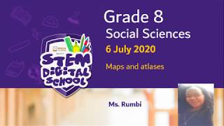 Grade 8  social sciences  06 July 2020  Maps and Atlases [upl. by Hulbig198]