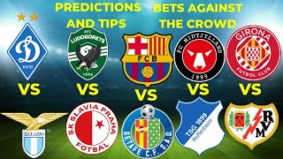 DYNAMO KYIV VS LAZIO  BARCELONA VS GETAFE  GIRONA VS RAYO  MIDTJYLLAND VS HOFFENHEIM PREDICTIONS [upl. by Marris]