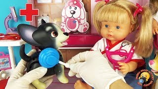 Лечим питомцев Кукла ВЕТЕРИНАР Bambolina ЛОЛ сюрприз и CUTESY PETS Play BABY Обзор игрушек [upl. by Yzzik]