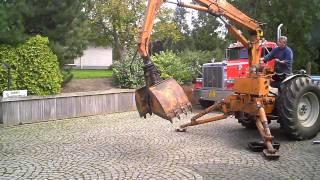 FORDSON major Diesel  part 2  backhoe leaks [upl. by Nanaj]