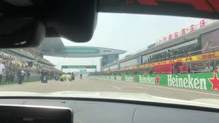 F1 CHINESE GP2019 Pirelli Hot Laps 6 Mercedes AMG GT R Incar video（F1上海GP同乗走行） [upl. by Gigi]