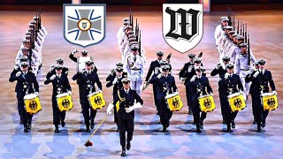 Preußens Gloria im Paradeschritt  Drillteam 4WachbataillonSpielmannszug Stabmusikops Bundeswehr [upl. by Lennahc141]