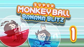 Monkey Ball Banana Blitz Peter Drama  PART 1  Game Grumps [upl. by Etirugram]