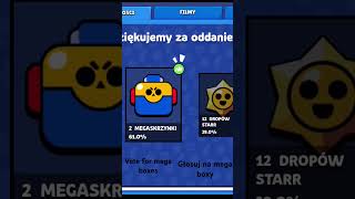 Englishvote for mega boxes Polish głosuj na mega boxy boxvsdrops brawlstars [upl. by Bussey502]