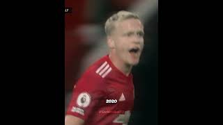 First and Last DONNY VAN DE BEEK manchesterunited [upl. by Ytok]