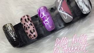 Five Simple Nail Art Designs for Beginners using Halo Gel Polish ❤️ [upl. by Aratnahs905]