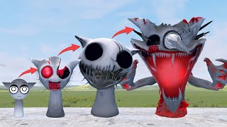 EVOLUTION OF GRAY SPRUNKI HORROR PHASE FAMILY in Garrys Mod [upl. by Myrta]