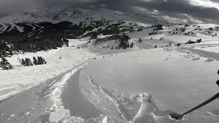 4K WaWa POWDER DAY KNEE DEEP TREES amp MORE  Banff Sunshine Village [upl. by Enorej]