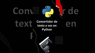 🔊 Cómo Convertir Texto a Voz con Python Tutorial Completo 🐍 [upl. by Evoy]