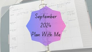 Erin Condren September Plan With Me  Pen Only Month View [upl. by Kirtley653]