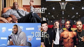 NBA Players Name Their Favorite Rappers LeBron James James Harden Michael Jordan and more [upl. by Pappas]