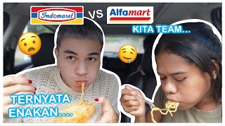 BATTLE MAKANAN ALFA VS INDOMARET W MAYNJING [upl. by Julee]