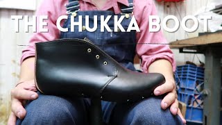 THE CHUKKA BOOT  LASTING PROCESS [upl. by Eaneg617]