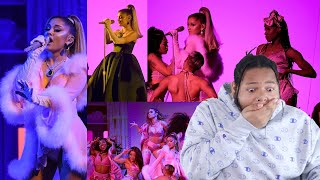 ARIANA GRANDE x LIVE AT THE 2020 GRAMMYS quotIMAGINE 7 RINGS THANK U NEXTquot  REACTION [upl. by Raquela]