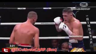 KOT 12 Brian Castaño vs Cedric Vitu  Boxeo x FOX I El Cultiveta Box [upl. by Engeddi]