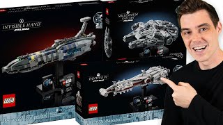 LEAKED LEGO Star Wars 2024 MIDISCALE SETS Invisible Hand Millennium Falcon amp Tantive IV [upl. by Neivad]