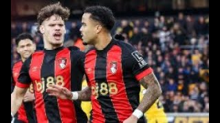 Wolverhampton Wanderers 24 AFC Bournemouth Highlights  Premier League 20242025 [upl. by Gnanmos614]