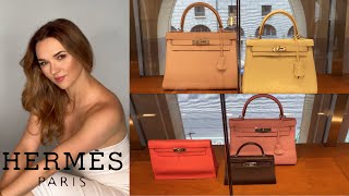 HERMES 2024 in Munich  Kelly and Birkin bags  shoes clothes jewelry w prices [upl. by Anaehr]