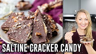 How to Make Saltine Cracker Candy [upl. by Ydisac]