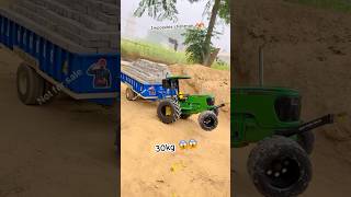 John Deere pulling 30kg in dumper trolley 🔥💪😱💪 [upl. by Petronia]